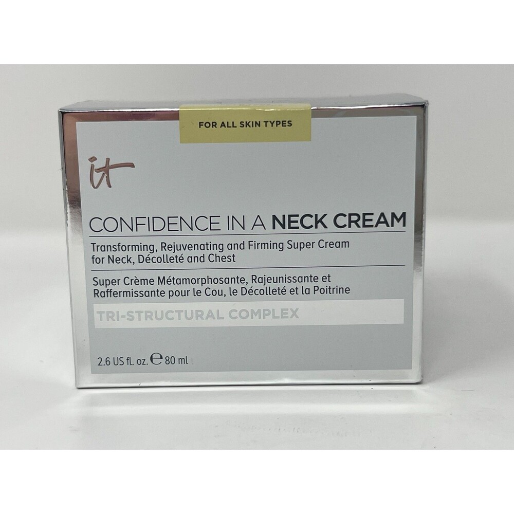 It Cosmetics Confidence In A Neck Cream Tri-Structural Complex 2.6 fl NEW W/ BOX